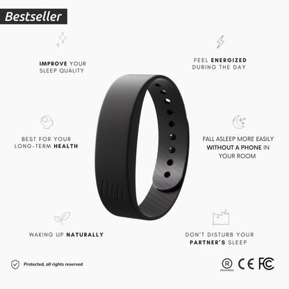 100% Wake-Up Alarm - black